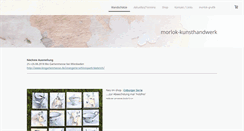 Desktop Screenshot of morlok-kunsthandwerk.de