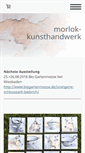Mobile Screenshot of morlok-kunsthandwerk.de